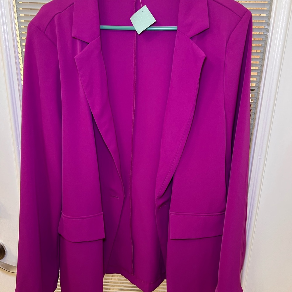 Timing Fuchsia Blazer